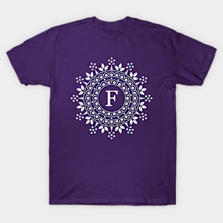 Monogram letter F T-Shirt